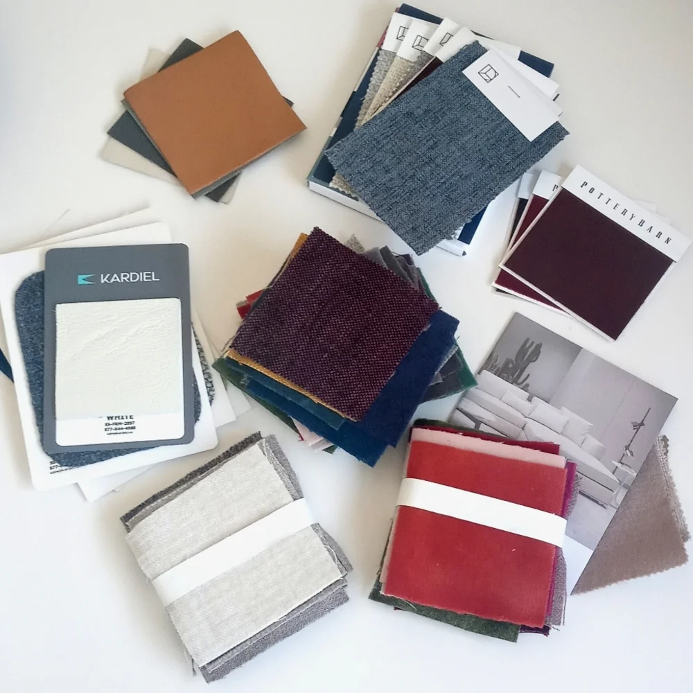 Huge Lot of Fabric Swatches Kardiel Pottery Barn Interior Define Rove Concepts